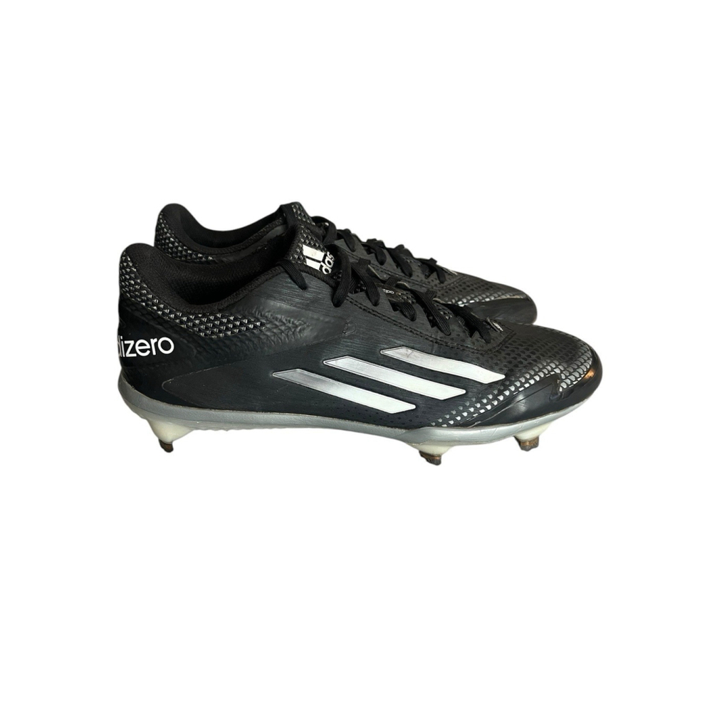 Adidas Adizero Afterburner 2.0 Baseball Cleats Mens 7.5 Black Gray - Picture 3 of 7